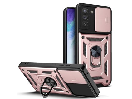 Techsuit - CamShield Series - Samsung Galaxy S21 FE 5G - Rose Gold
