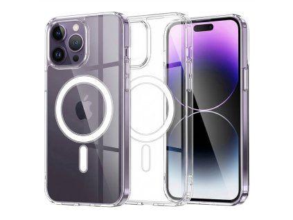 Techsuit MagSafe PRO obal na - iPhone 14 pro Max - priehľadný