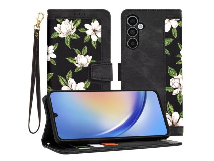 Techsuit - FlipCraft - Samsung Galaxy A34 5G - Flowers of the Dawn