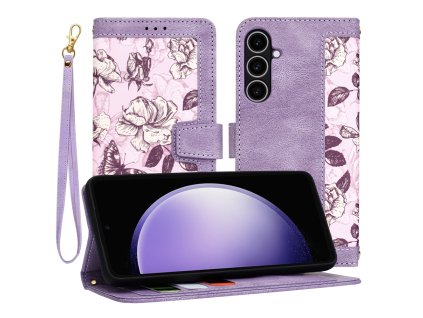 Techsuit - FlipCraft - Samsung Galaxy S23 FE - Mysterious Purple