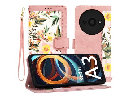 Techsuit - FlipCraft - Xiaomi Redmi A3 / Redmi A3x - Sweetheart Pink