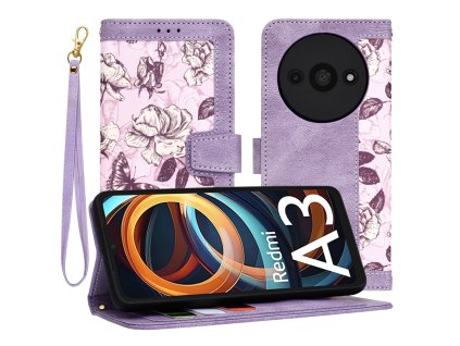 Techsuit - FlipCraft - Xiaomi Redmi A3 / Redmi A3x - Mysterious Purple