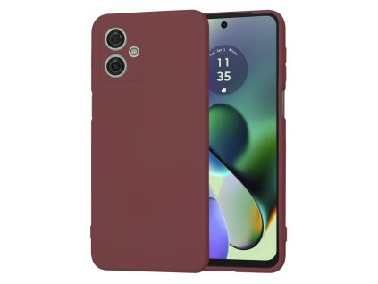 Techsuit - SoftFlex - Motorola Moto G54 Power Edition / G64 - Plum Red