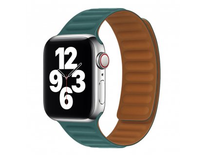 Remienok na hodinky (W035) - Apple Watch 1/2/3/4/5/6/7/8/SE/SE 2 (38/40/41 mm) - tyrkysový
