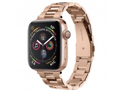 Spigen Modern Fit remienok pre - Apple Watch 1/2/3/4/5/6/7/8/SE/SE 2 (38/40/41 mm) - Ružovo zlatá