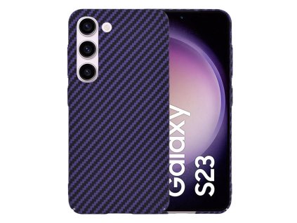 Techsuit - Carbonite FiberShell - Samsung Galaxy S23 - Purple