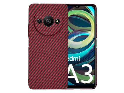 Techsuit - Carbonite FiberShell - Xiaomi Redmi A3 / Redmi A3x - Red
