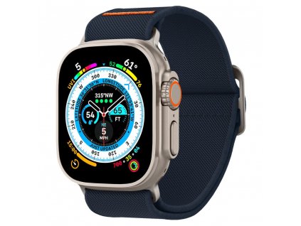 Fit Lite Ultra remienok pre - Apple Watch 1/2/3/4/5/6/7/8/SE/SE 2/Ultra (42/44/45/49 mm) - námornícka Modrá