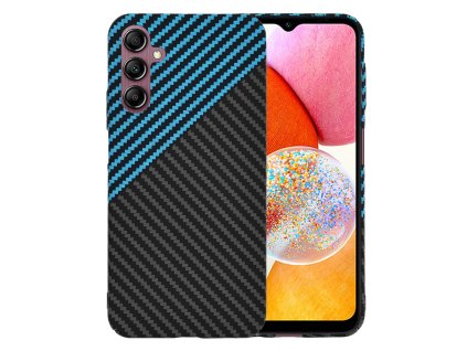 Techsuit - Carbonite FiberShell - Samsung Galaxy A14 4G / A14 5G - Blue Pulse