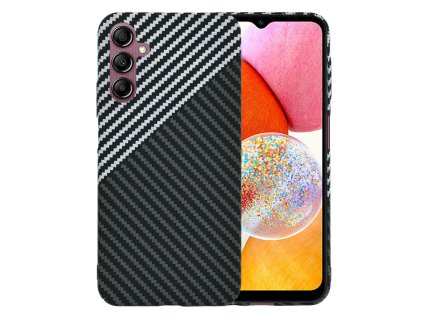 Techsuit - Carbonite FiberShell - Samsung Galaxy A14 4G / A14 5G - Stealth Gray