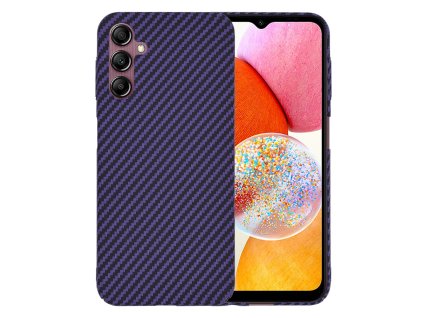 Techsuit - Carbonite FiberShell - Samsung Galaxy A14 4G / A14 5G - Purple