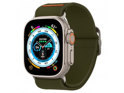 Spigen Fit Lite Ultra remienok pre - Apple Watch 1/2/3/4/5/6/7/8/SE/SE 2/Ultra (42/44/45/49 mm) - Khaki