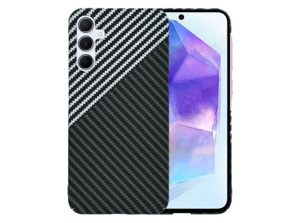 Techsuit - Carbonite FiberShell - Samsung Galaxy A55 5G - Stealth Gray