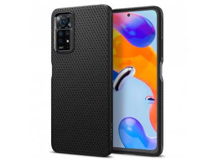 Spigen Liquid Air ochranný kryt na - Xiaomi Redmi Note 11 pro 4G / Note 11 pro 5G - Čierna