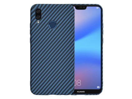 Techsuit - Carbonite FiberShell - Huawei P20 Lite - Cyan