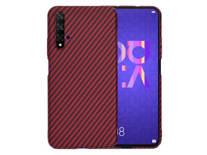 Techsuit - Carbonite FiberShell - Huawei Nova 5T / Honor 20 - Red