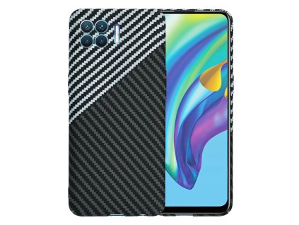 Techsuit - Carbonite FiberShell - Oppo Reno4 Lite - Stealth Gray