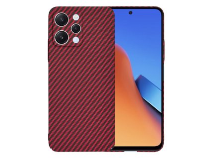 Techsuit - Carbonite FiberShell - Xiaomi Redmi 12 4G / 12 5G - Red