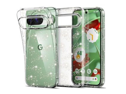 Techsuit - SparkleSkin Series - Google Pixel 9 - Clear