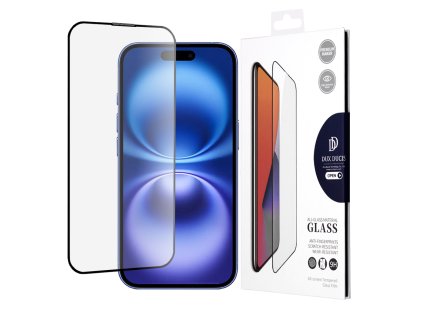 Dux Ducis - Tempered Glass - iPhone 16 - Black