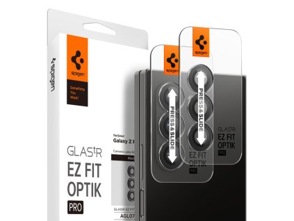 Spigen - (2 pack) Optik.tR EZ Fit Pro Camera Glass (AGL07970) - Samsung Galaxy Z Fold6 - Black