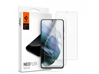 Spigen Neo Flex (2 balenia) ochranná fólia na - Samsung Galaxy S21 - Priehľadný