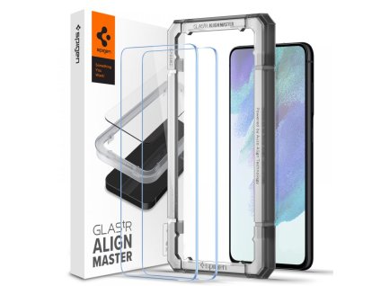 Spigen Glas.tR Align Master (2 balenia) ochranné sklo na - Samsung Galaxy S21 FE - Priehľadný