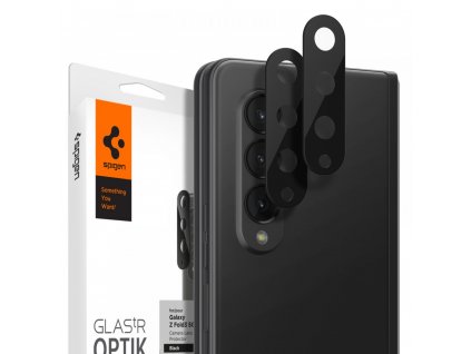 Spigen Optik.tR ochranné sklo pre fotoaparát (2 balenia) - Samsung Galaxy Z Fold3 5G - Čierna