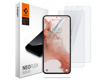 Spigen Neo Flex (2 balenia) ochranná fólia na - Samsung Galaxy S22 - Priehľadný