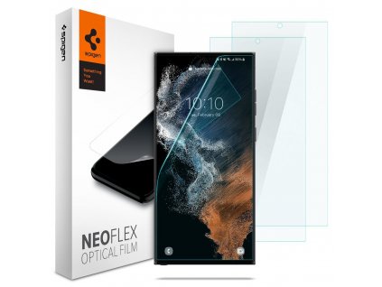 Spigen Neo Flex (2 balenia) ochranná fólia na - Samsung Galaxy S22 Ultra - transparentná