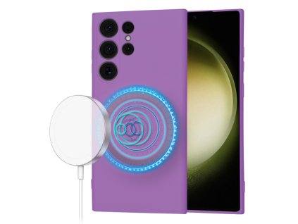 Techsuit - SoftFlex MagSafe - Samsung Galaxy S23 Ultra - Purple