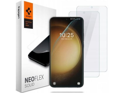 Spigen Neo Flex (2 balenia) ochranná fólia na - Samsung Galaxy S23 - Priehľadný