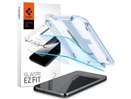 Spigen Glas.tR EZ-FIT (2 balenia) ochranné sklo na - Samsung Galaxy S23 - Priehľadné