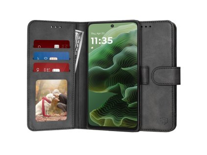 Techsuit - Diary Book - Motorola Moto G35 - Black