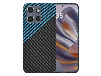 Techsuit - Carbonite FiberShell - Motorola Edge 50 Neo / Motorola ThinkPhone 25 - Blue Pulse