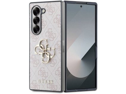 Guess - Leather 4G Metal Logo (GUHCZFD64GMGPI) - Samsung Galaxy Z Fold6 - Pink