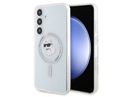 Karl Lagerfeld - IML MagSafe (KLHMS24MHFCCNOT) - Samsung Galaxy S24 Plus - Transparent Choupette