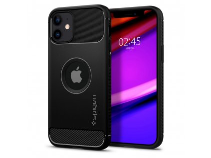 Spigen Rugged Armor kryt na - iPhone 12 / 12 pro - čierna