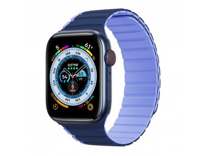 Dux Ducis LD Series remienok pre - Apple Watch 1/2/3/4/5/6/7/8/SE/SE 2 (38/40/41mm) - modrá