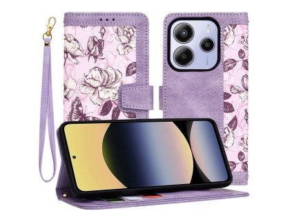 Techsuit - FlipCraft - Xiaomi Redmi Note 14 5G - Mysterious Purple