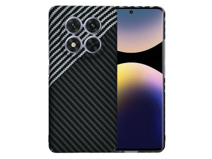 Techsuit - Carbonite FiberShell - Xiaomi Redmi Note 14 Pro 5G / Poco X7 - Stealth Gray