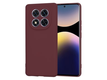Techsuit - SoftFlex - Xiaomi Redmi Note 14 Pro 5G / Poco X7 - Plum Red