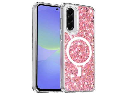 Techsuit - Sparkly Glitter MagSafe - Samsung Galaxy A36 5G / A56 5G - Pink