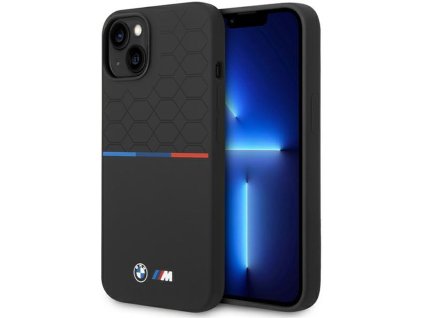 BMW - Hardcase M Silicone Pattern MagSafe (BMHMP15S22SMPK) - iPhone 15 - Black