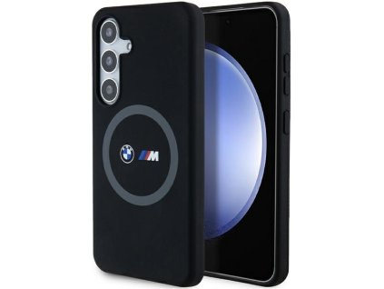 BMW - Hardcase M Silicone Printed Ring MagSafe (BMHMS24S23SROK) - Samsung Galaxy S24 - Black