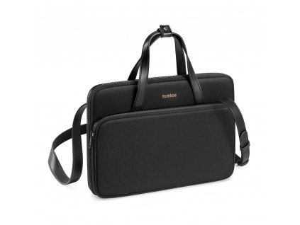Tomtoc taška na rameno na notebook (A12D3D1) - s vodoodpudivou látkou a rohovou ochranou, 14´´ - čierna