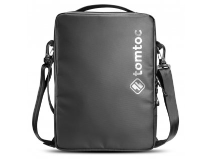 Tomtoc Defender taška na notebook cez rameno (A04D2D1) - s rohovou ochranou, viac spôsobov prenášania, 14´´ - čierna