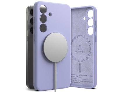 Ringke - Silicone Magnetic MagSafe - Samsung Galaxy S25 Plus - Lavender
