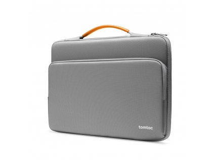 Tomtoc Laptop taška (A14F2G1) - s vysokou odolnosťou okrajov, recyklovaná látka, 16´´ - sivá