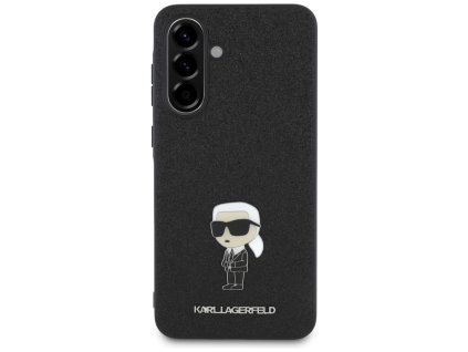 Karl Lagerfeld Hardcase Glitter Fixed trblietavé puzdro pre Samsung Galaxy A56 5G – s logom Ikonik